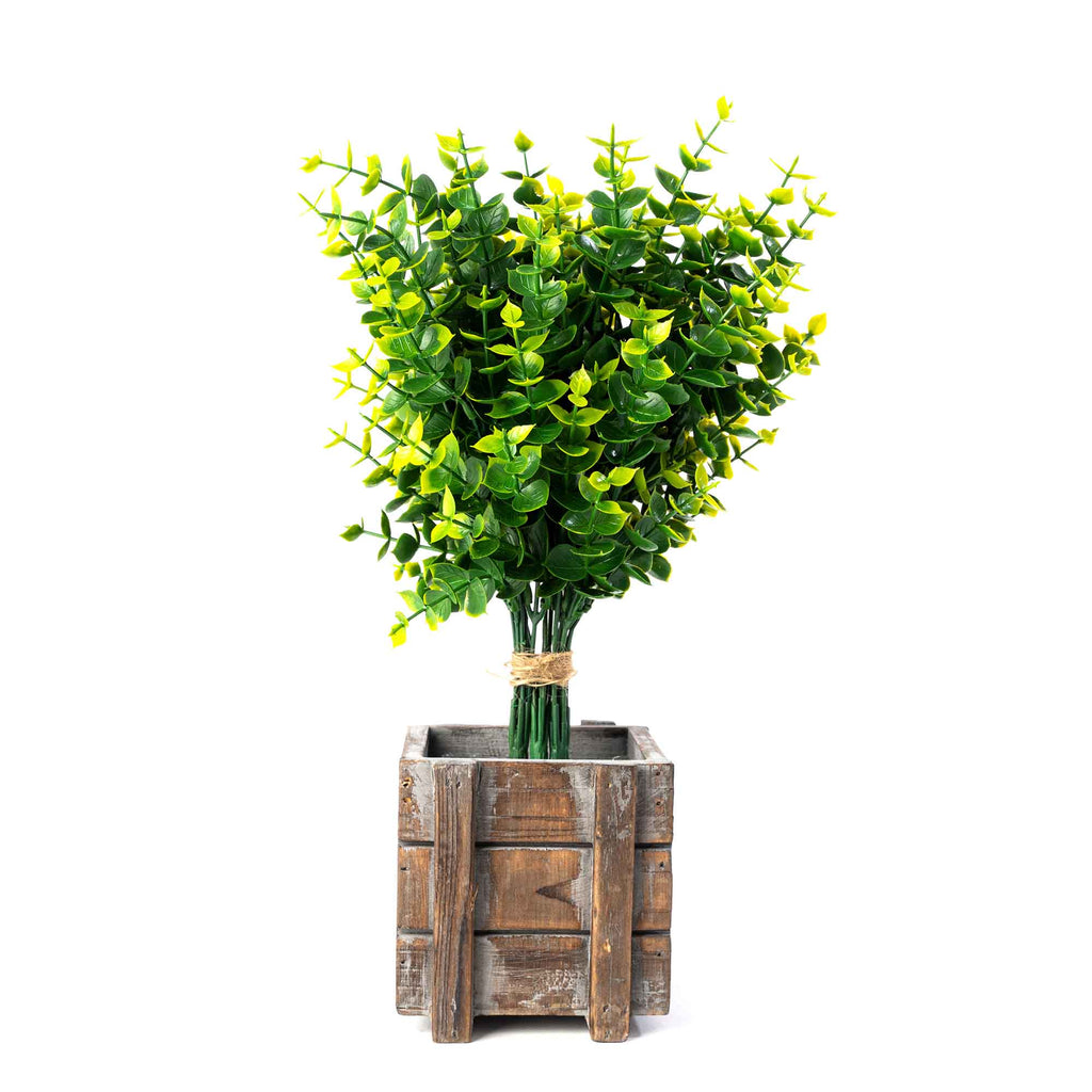 Green Artificial Boxwood Bouquet