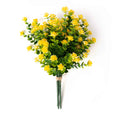 Yellow Artificial Boxwood Bouquet