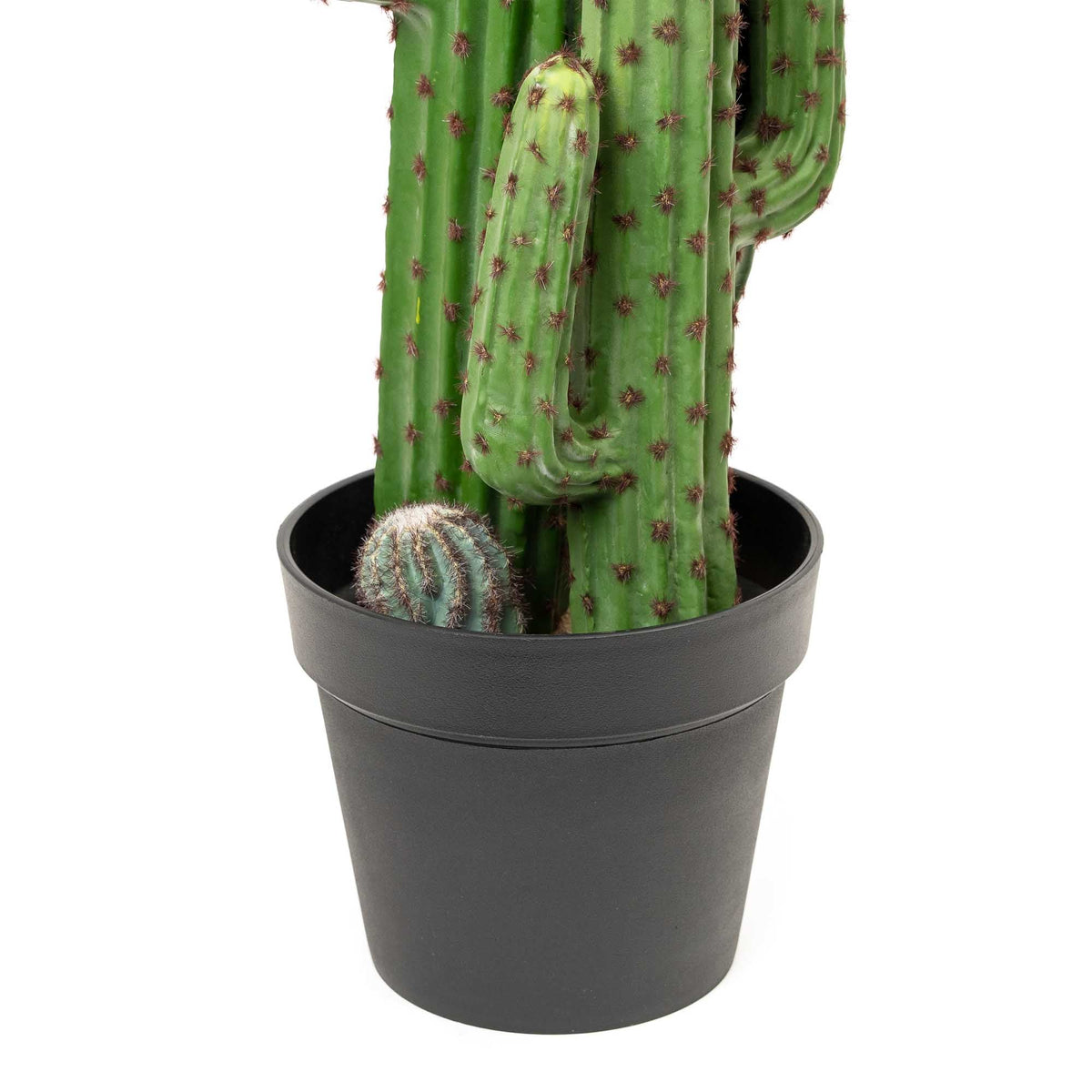 Faux Saguaro Cactus with Plastic Pot 28"