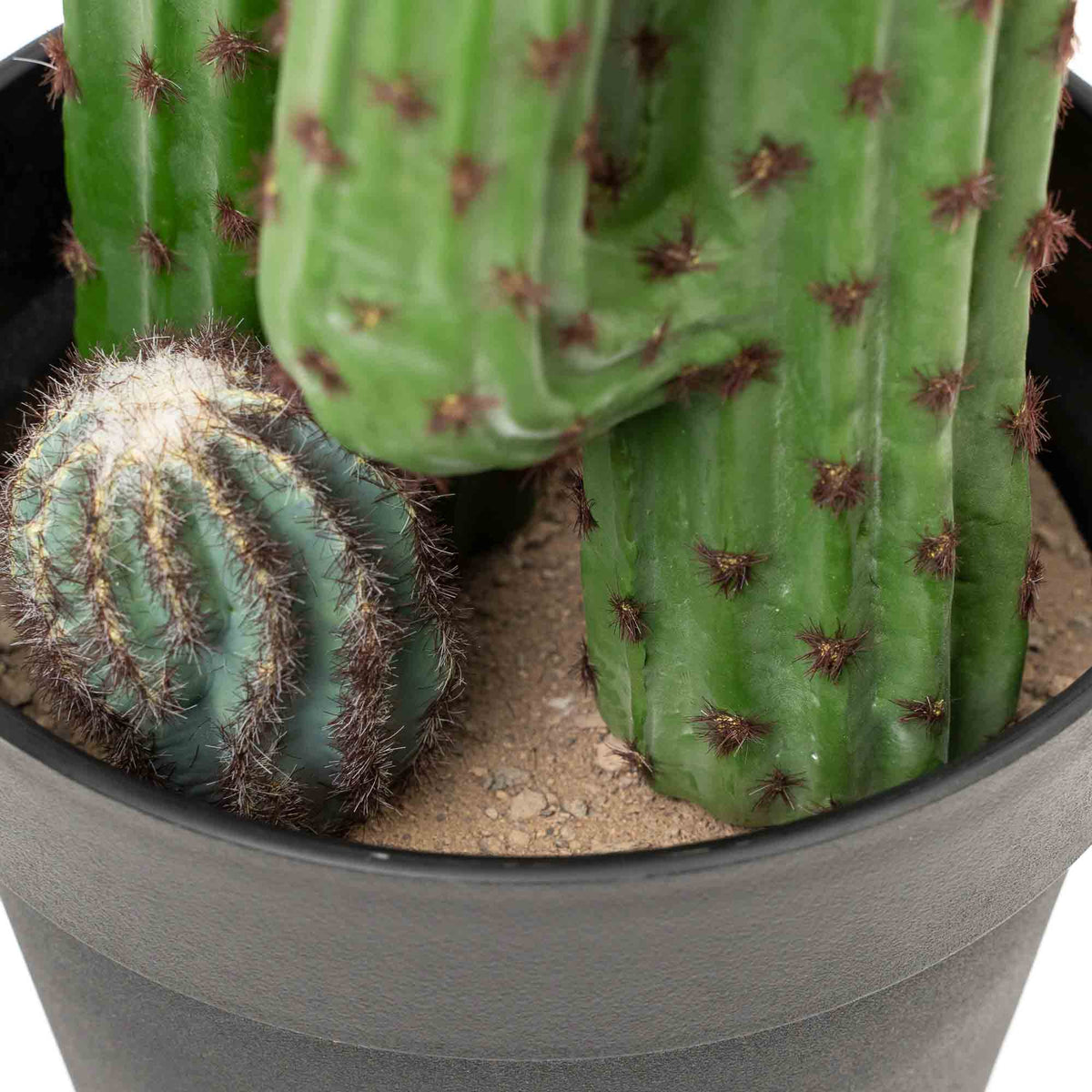 Faux Saguaro Cactus with Plastic Pot 28"