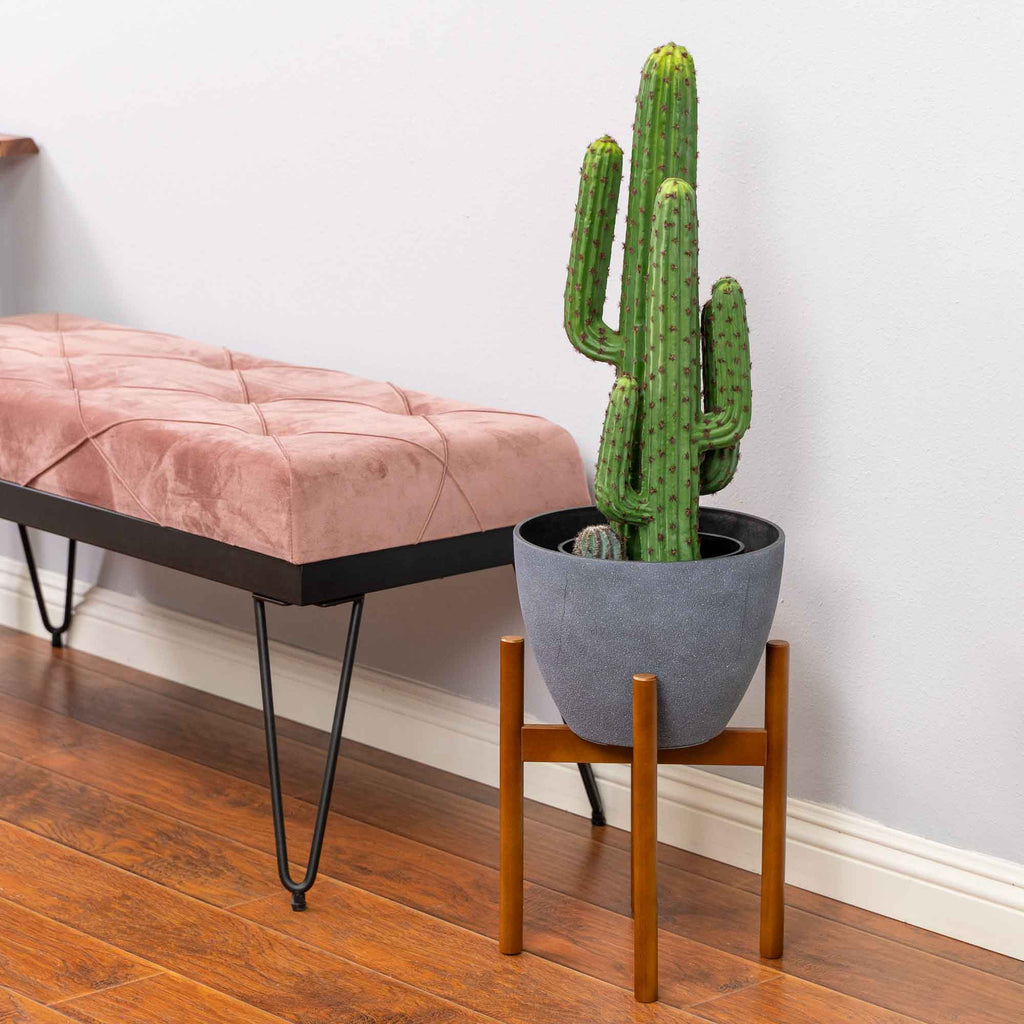 Faux Saguaro Cactus with Plastic Pot 28"