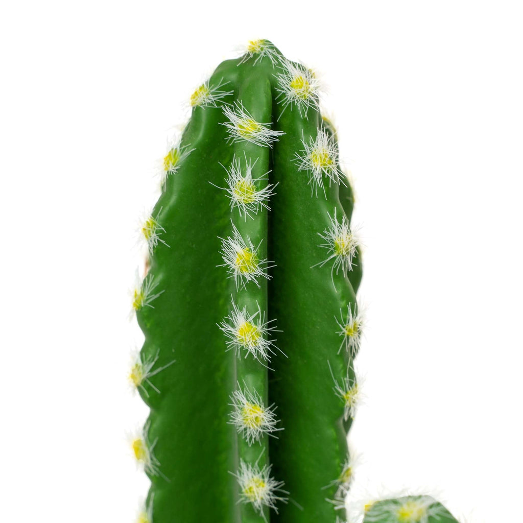 Faux Euphorbia Cactus with Ceramic Pot 12"