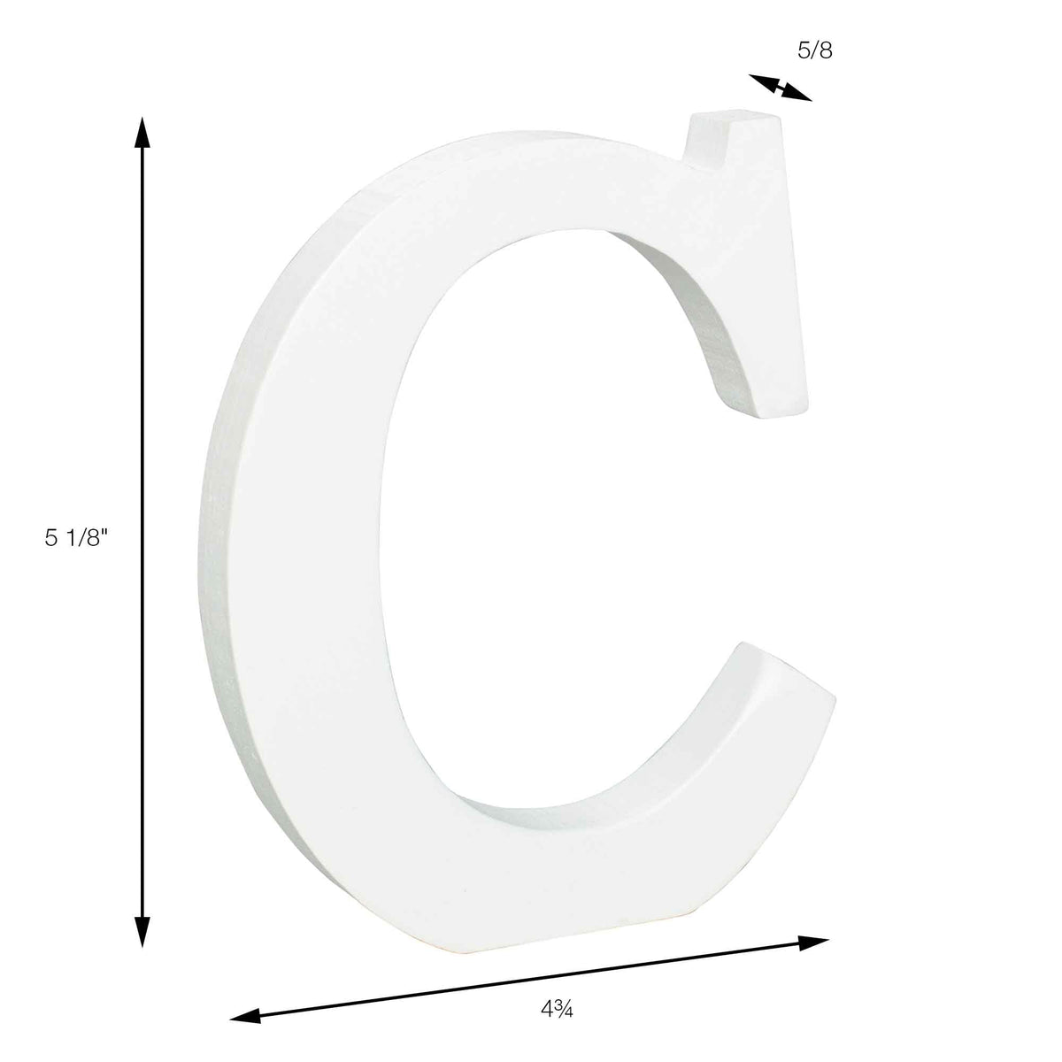 Wood Letters - C