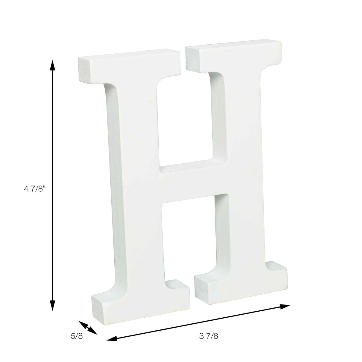 Wood Letters - H