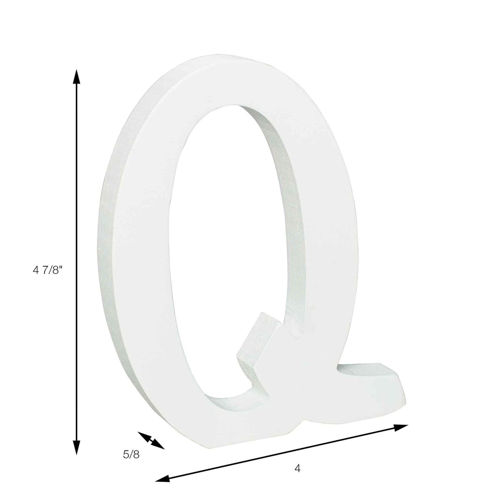 Wood Letters - Q