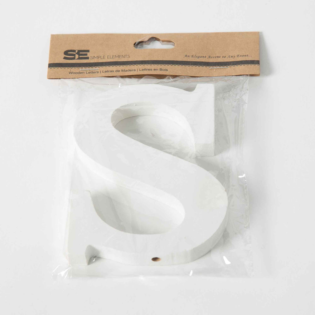Wood Letters - S