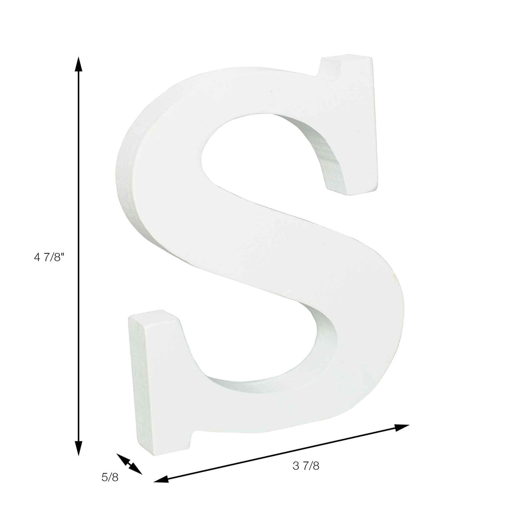 Wood Letters - S