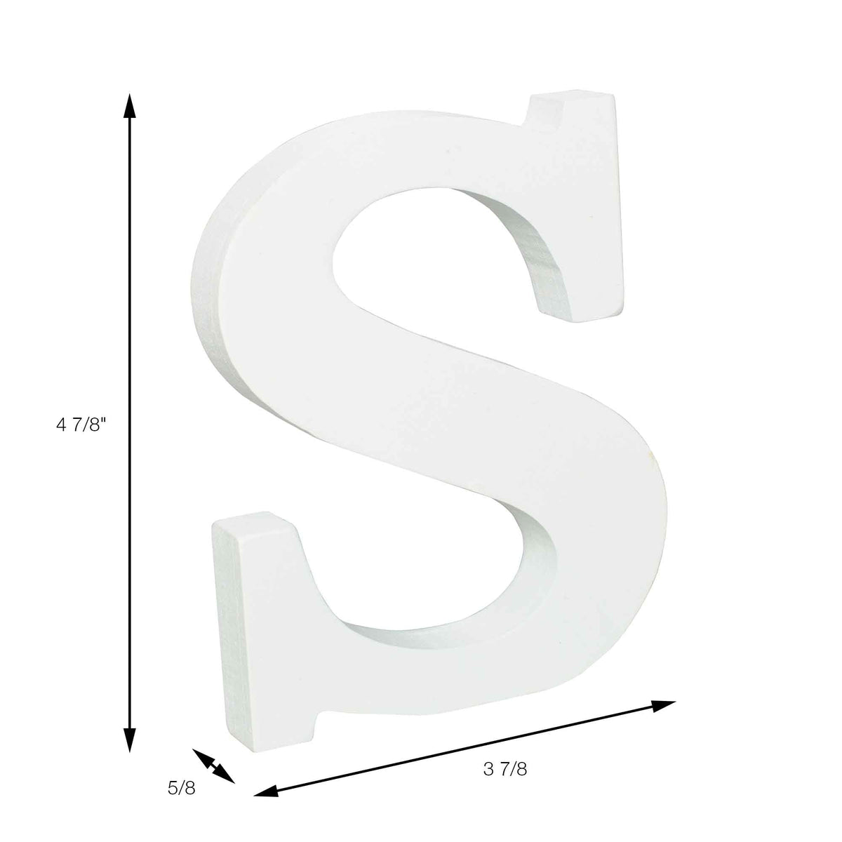 Wood Letters - S