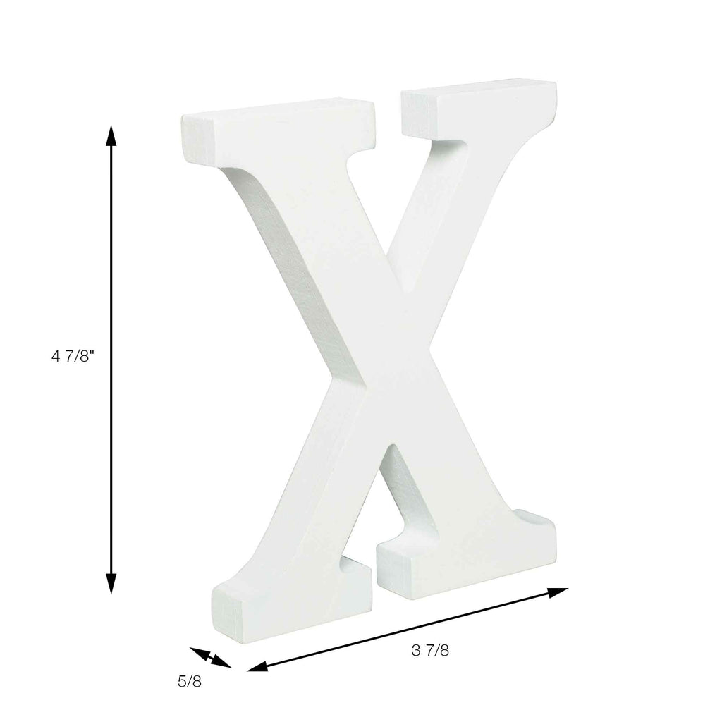 Wood Letters - X