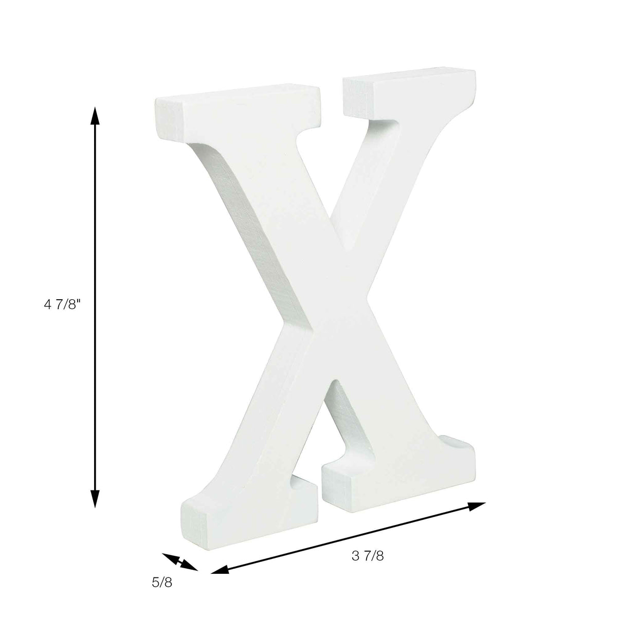 Wood Letters - X