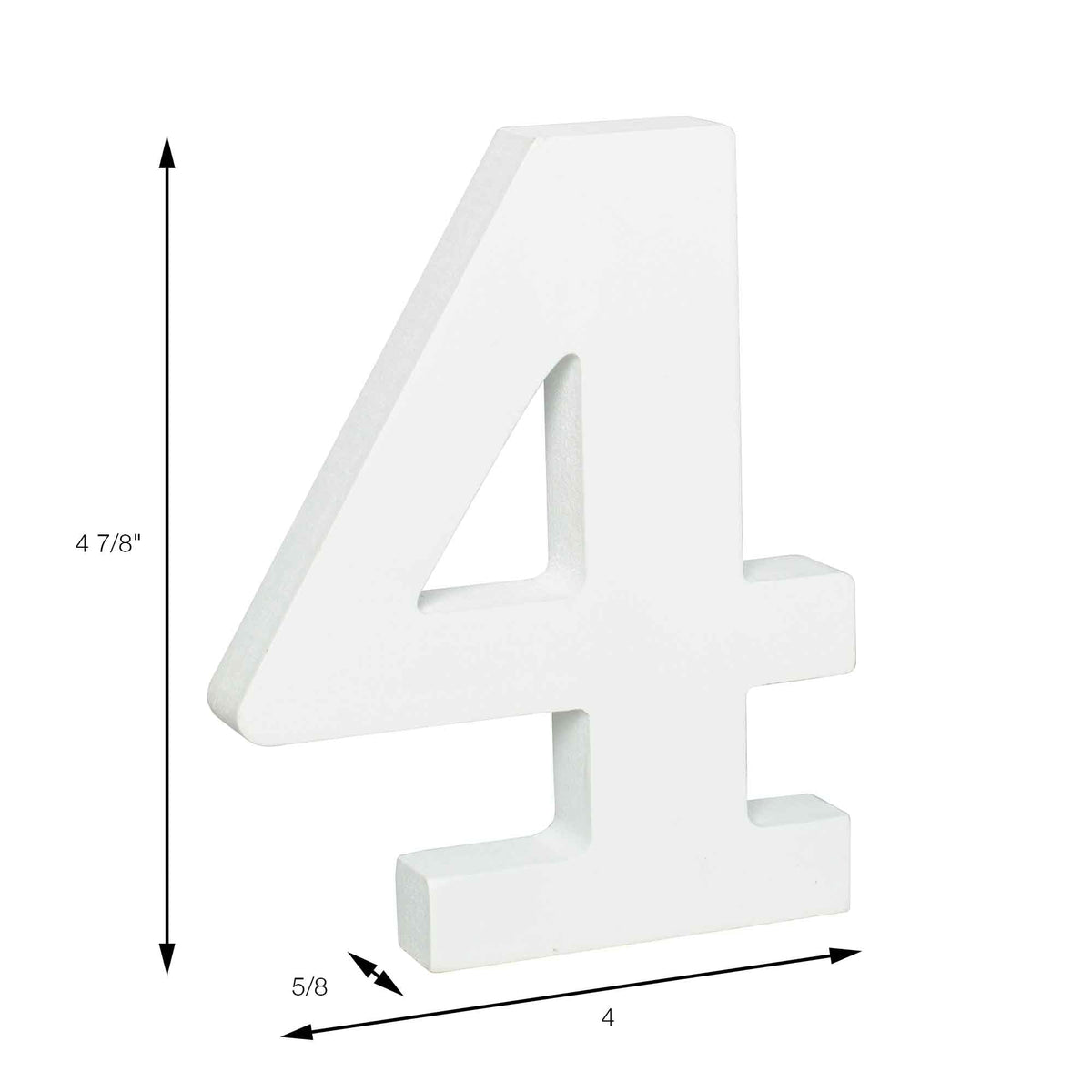 Wood Numbers - 4