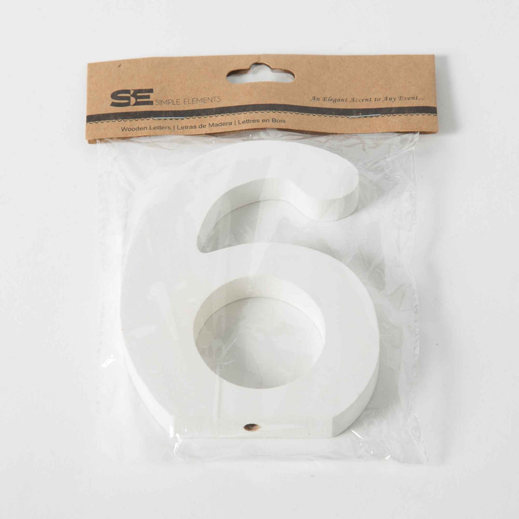 Wood Numbers - 6