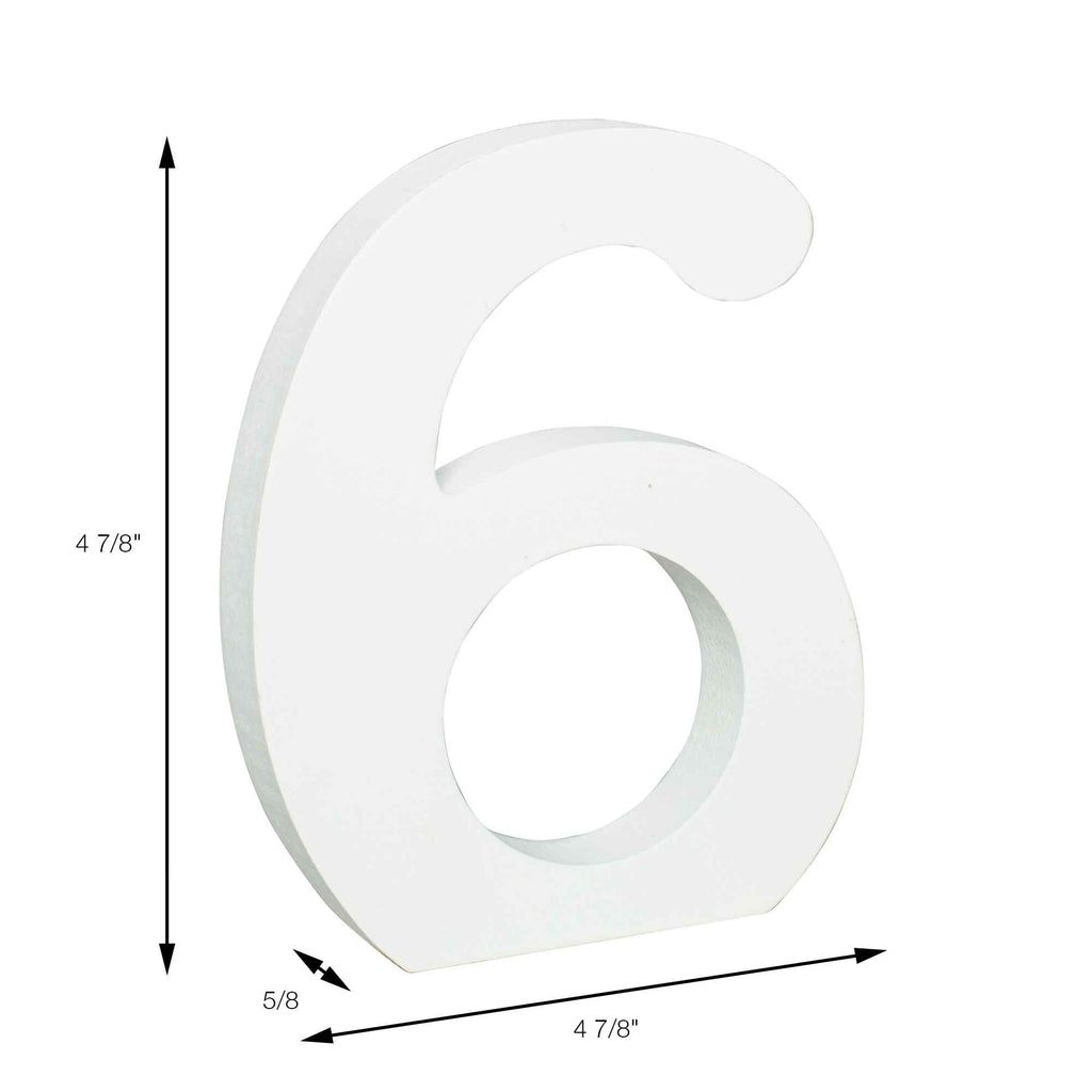 Wood Numbers - 6