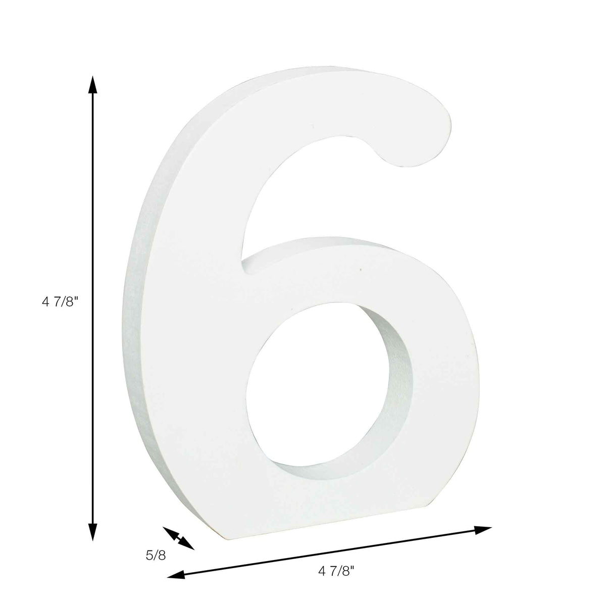 Wood Numbers - 6