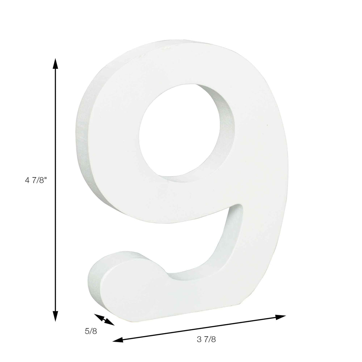 Wood Numbers - 9