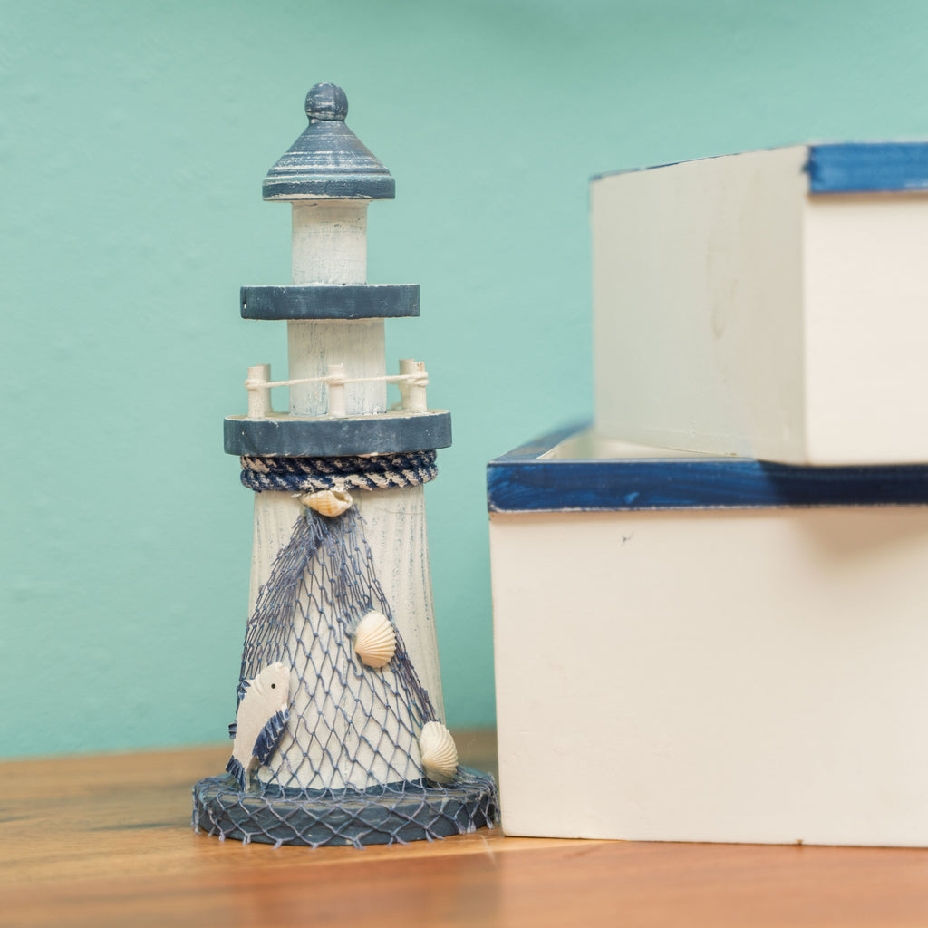 Decorative Nautical Wooden Lighthouse Pieces