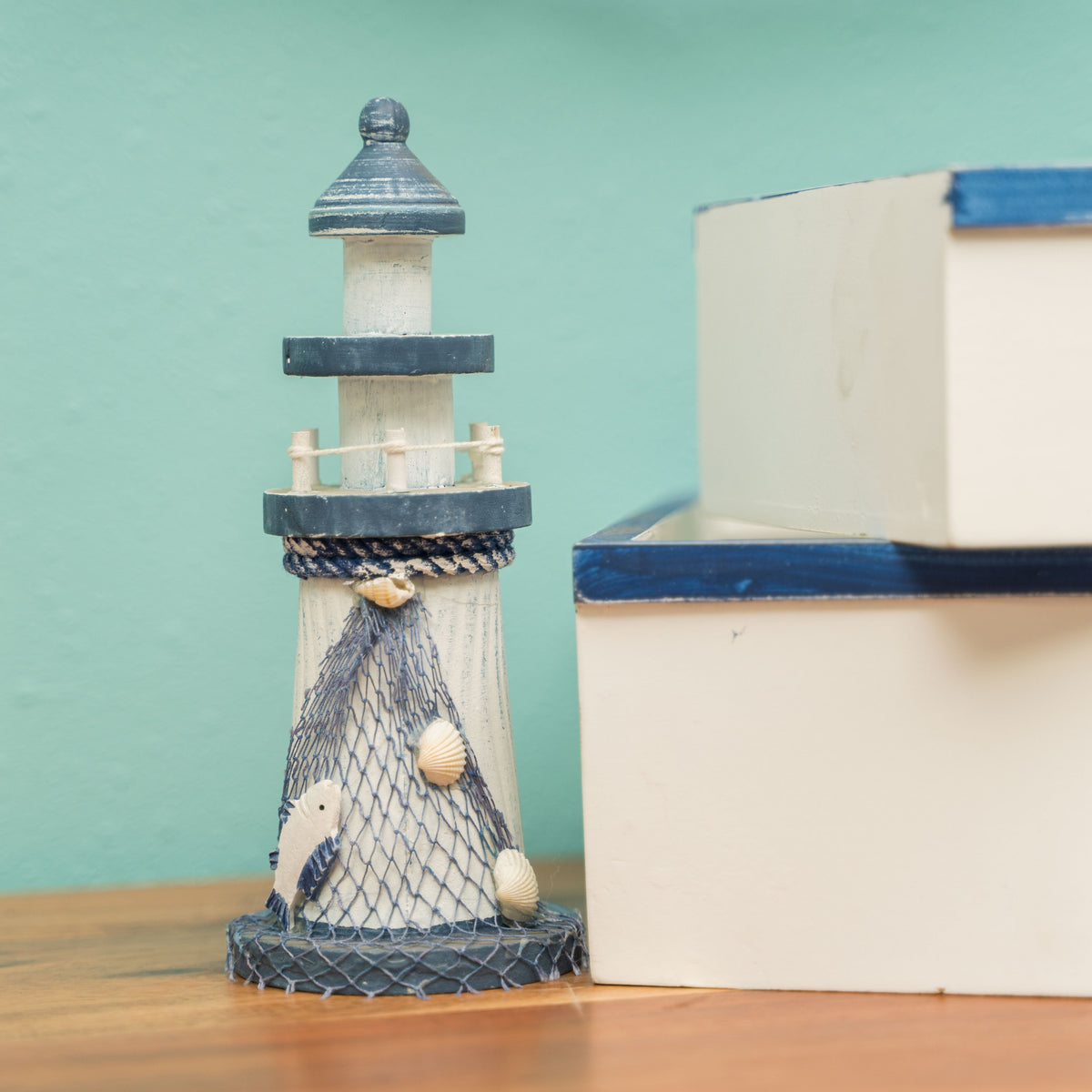 Decorative Nautical Wooden Lighthouse Pieces