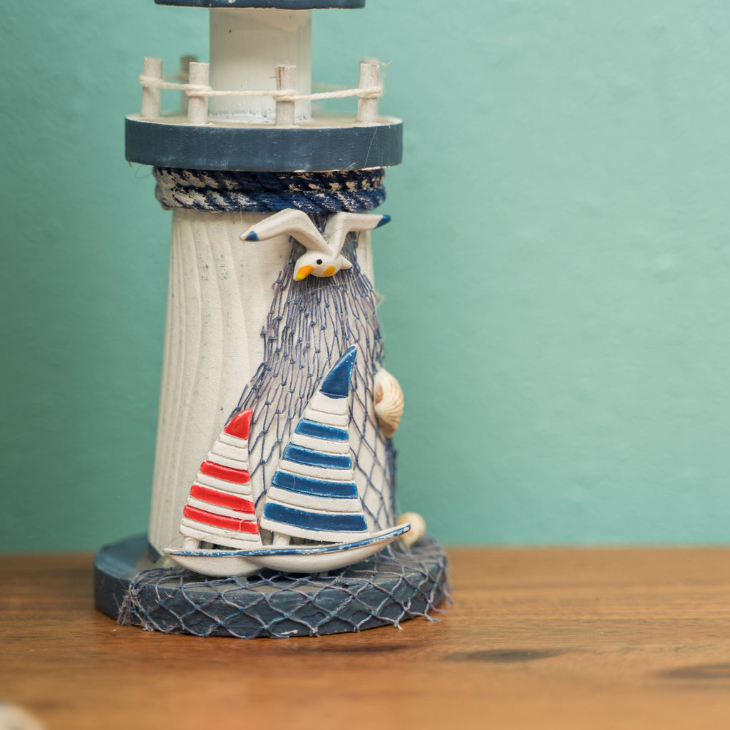 Decorative Nautical Wooden Lighthouse Pieces