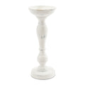 Rustic Wood Pillar Candle Holder - 10"