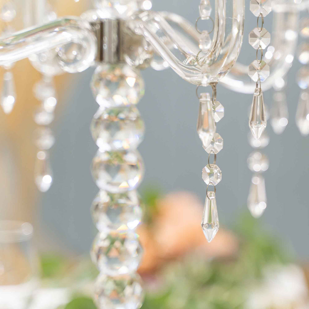 Crystal Eight Arm Candelabra