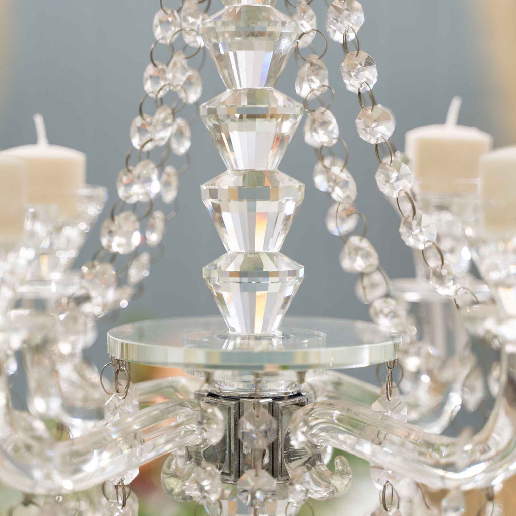 Crystal Table Centerpiece 18.5"