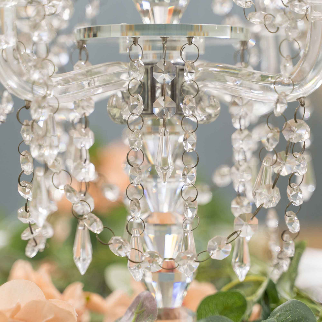 Crystal Table Centerpiece 18.5"