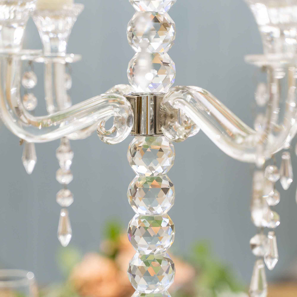 Crystal Eight Arm Candelabra
