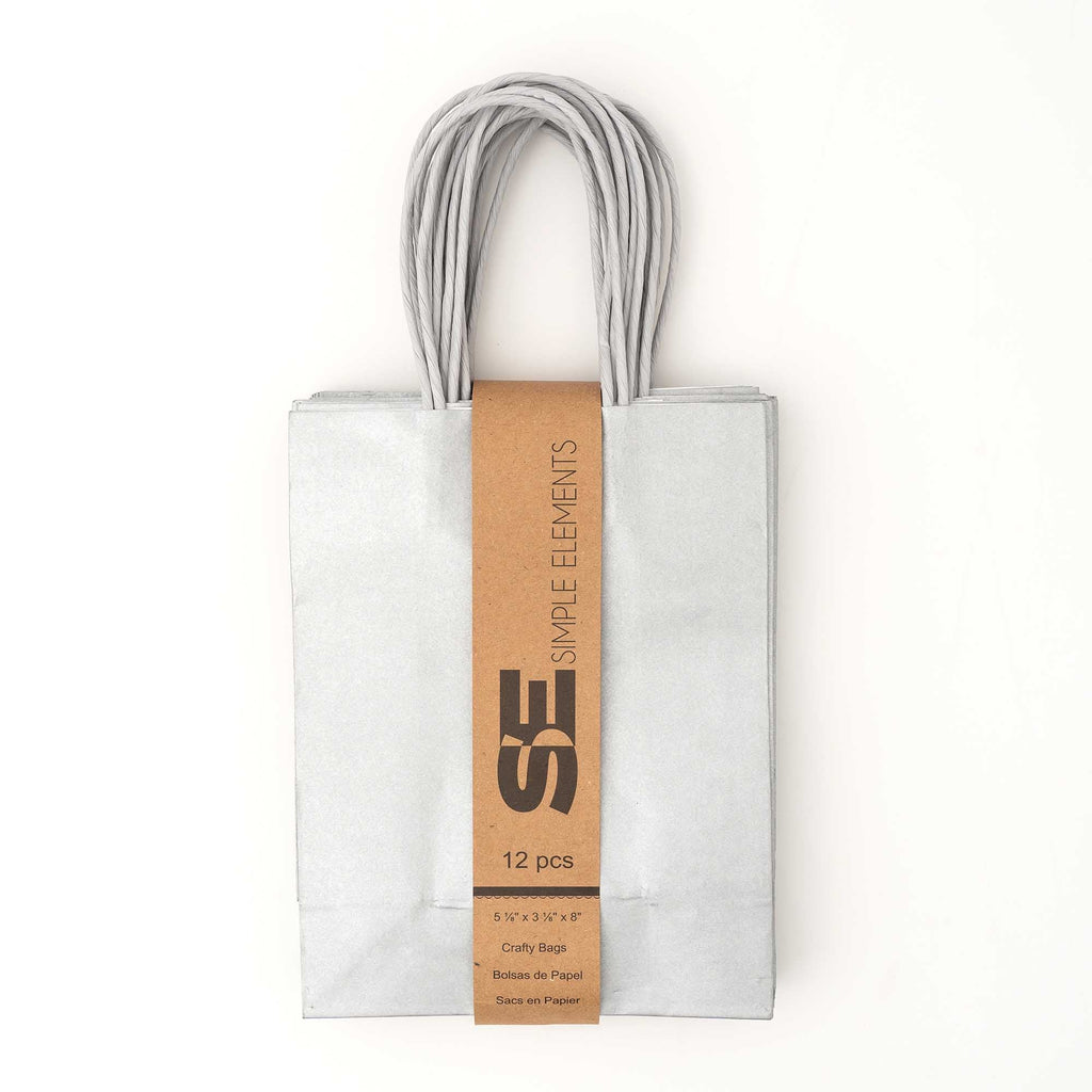 Small Gift Bags - Silver