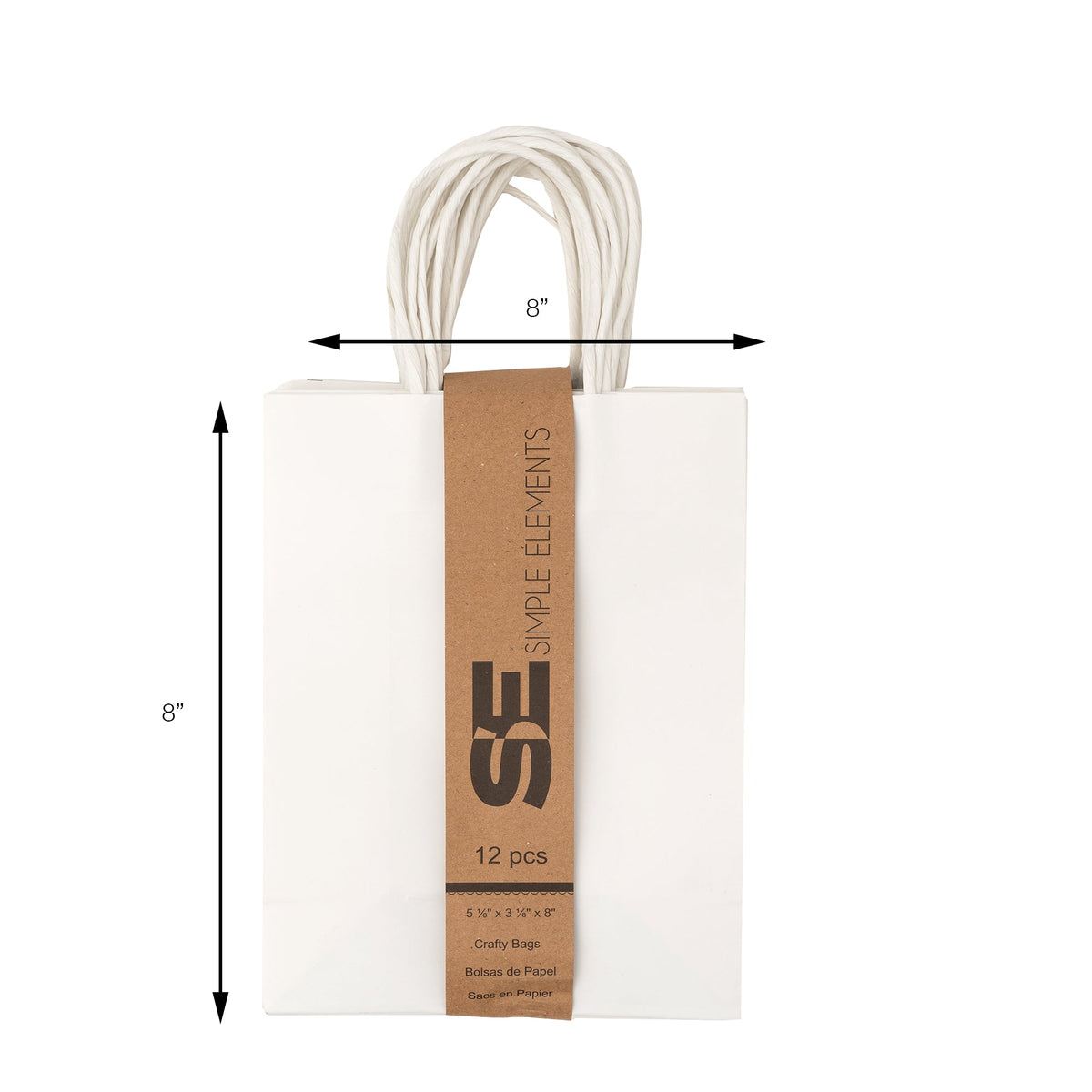 Small Gift Bags - White
