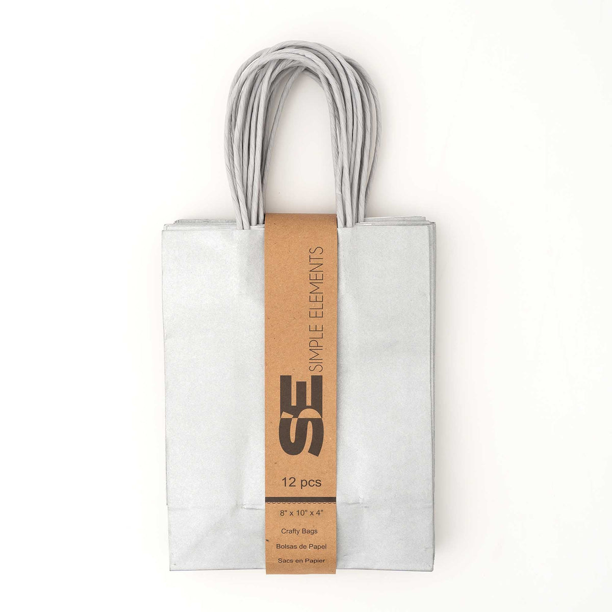 Large Gift Bags - Silver