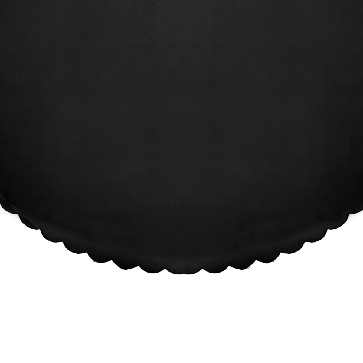 Round Scalloped Cake Board 10" - Set of 6 - Black