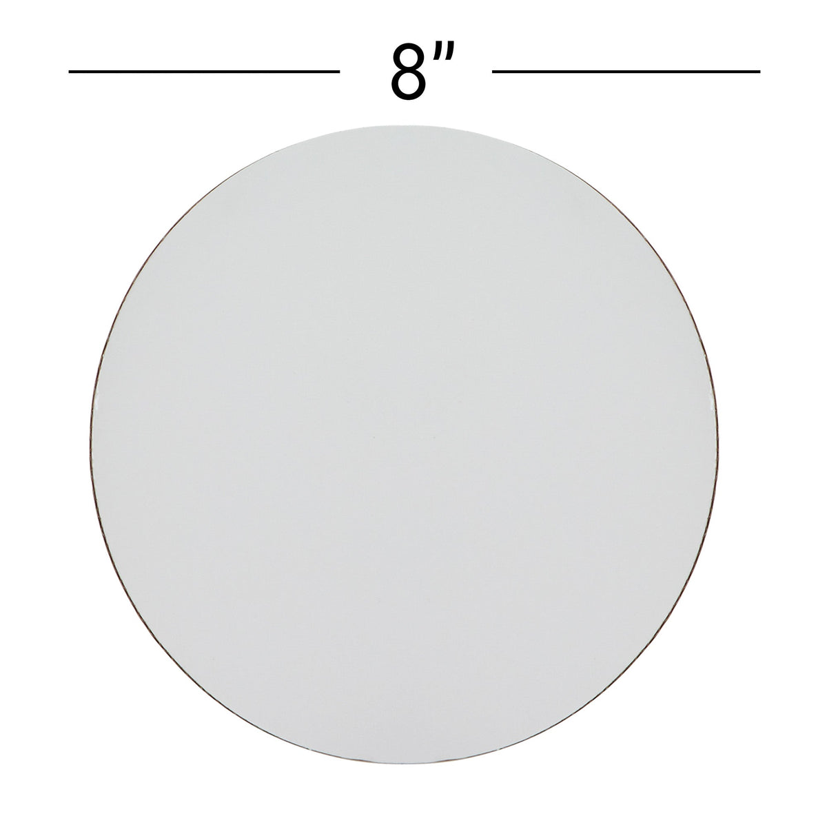 Round Cake Board 8" - Set of 8