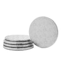 Filigree Round Cake Drum 8" - Set of 5-Silver