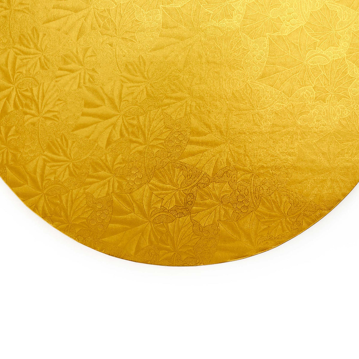Filigree Round Cake Drum 18" - Set of 3-Gold