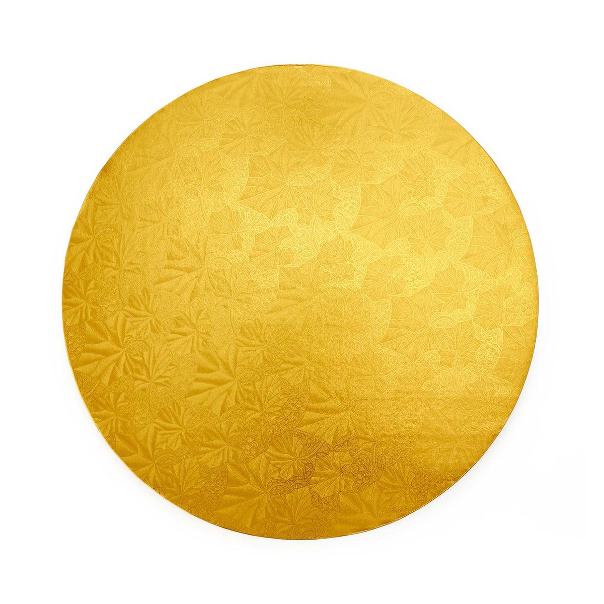 Filigree Round Cake Drum 22" - Set of 3-Gold
