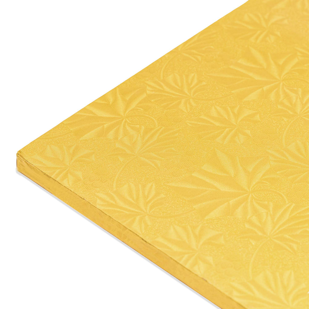 Filigree Half Sheet Cake Drum - Set of 5-Gold