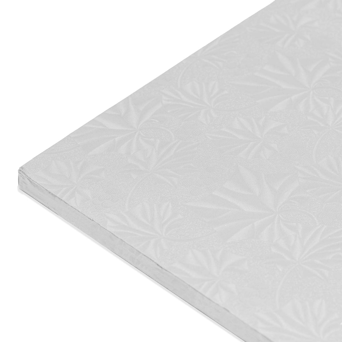 Filigree Half Sheet Cake Drum - Set of 5-Silver
