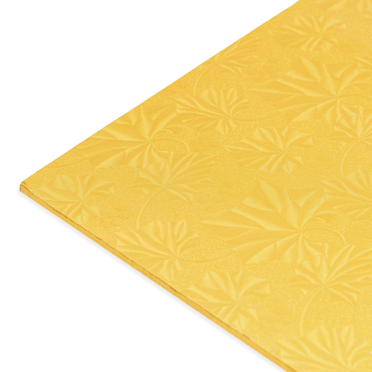 Filigree Square Cake Board 12" - Set of 5-Gold