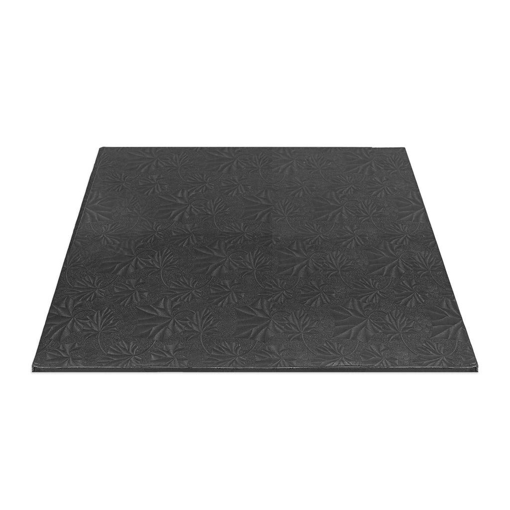 Filigree Square Cake Board 14" - Set of 5-Black