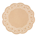 Round Lace Paper Doilies 12" - Set of 250 - Natural