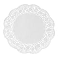 Round Lace Paper Doilies 12" - Set of 250 - White