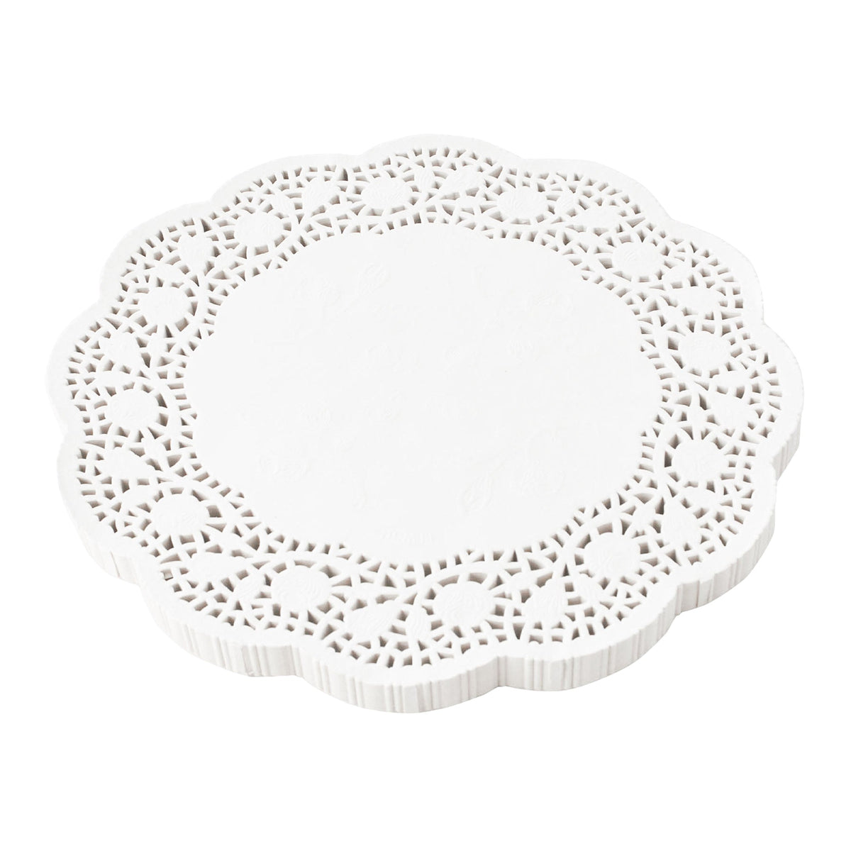 Round Lace Paper Doilies 12" - Set of 250 - White