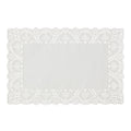 Rectangle Lace Paper Doilies 11¾" L x 7¾" W - Set of 250-White