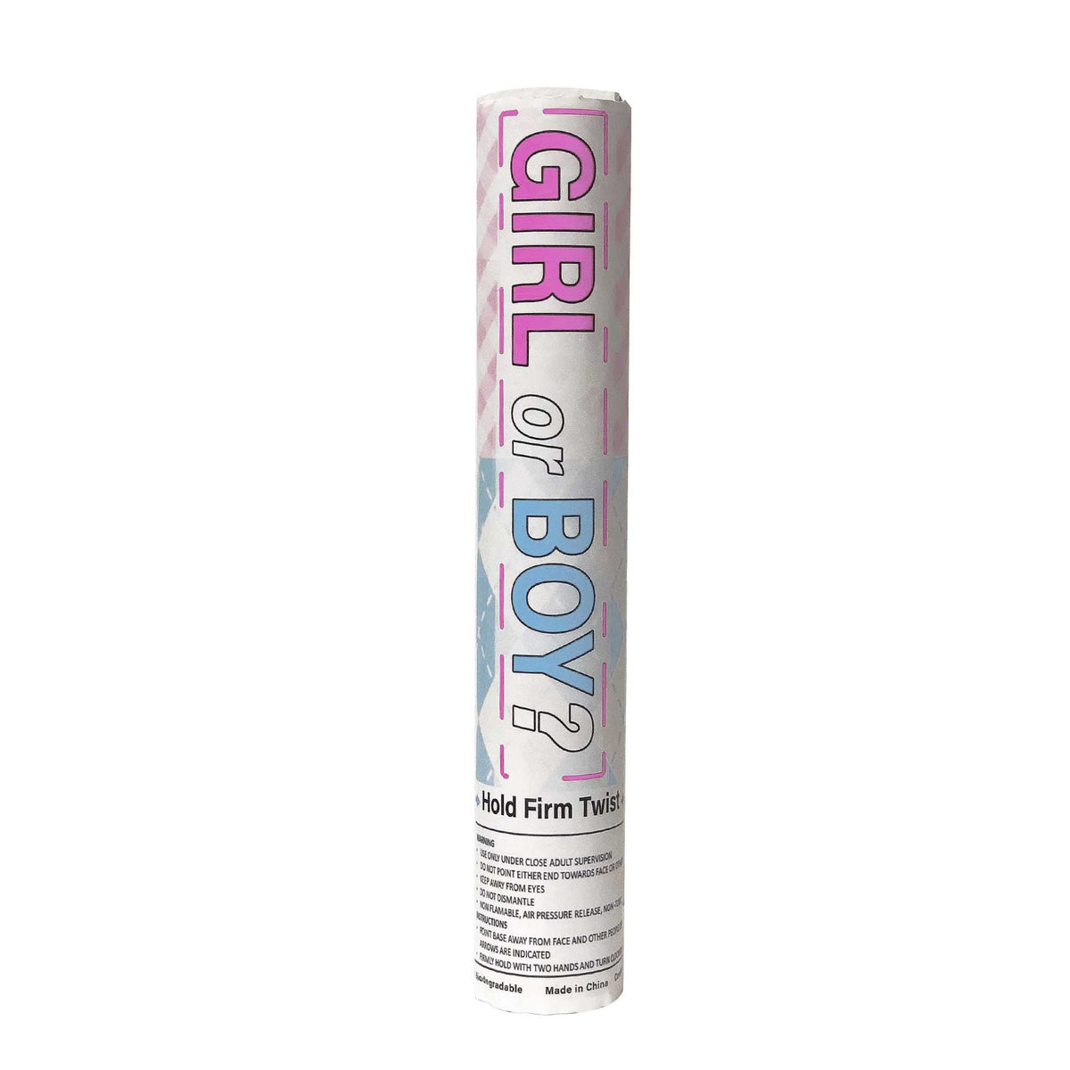 Gender Reveal Poppers - Blue