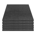 Filigree Square Cake Drum 12" - Set of 5 - Black