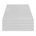 Filigree Square Cake Drum 12" - Set of 5 - Silver