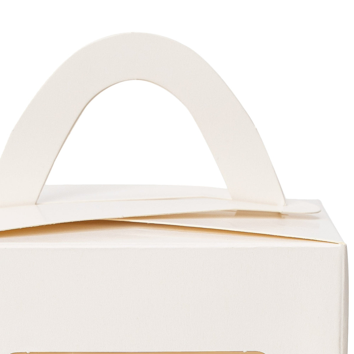 Individual Cupcake Box with Window - Set of 12 - White