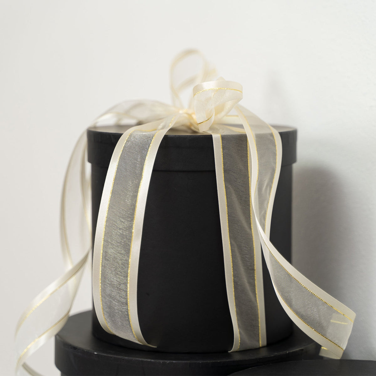 Nested Floral Boxes 3pc/set - All Black