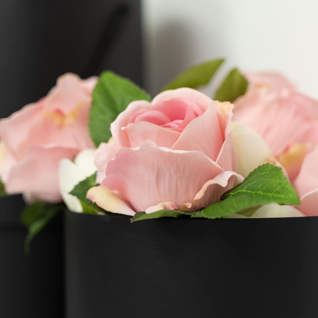 Nested Floral Boxes 3pc/set - All Black