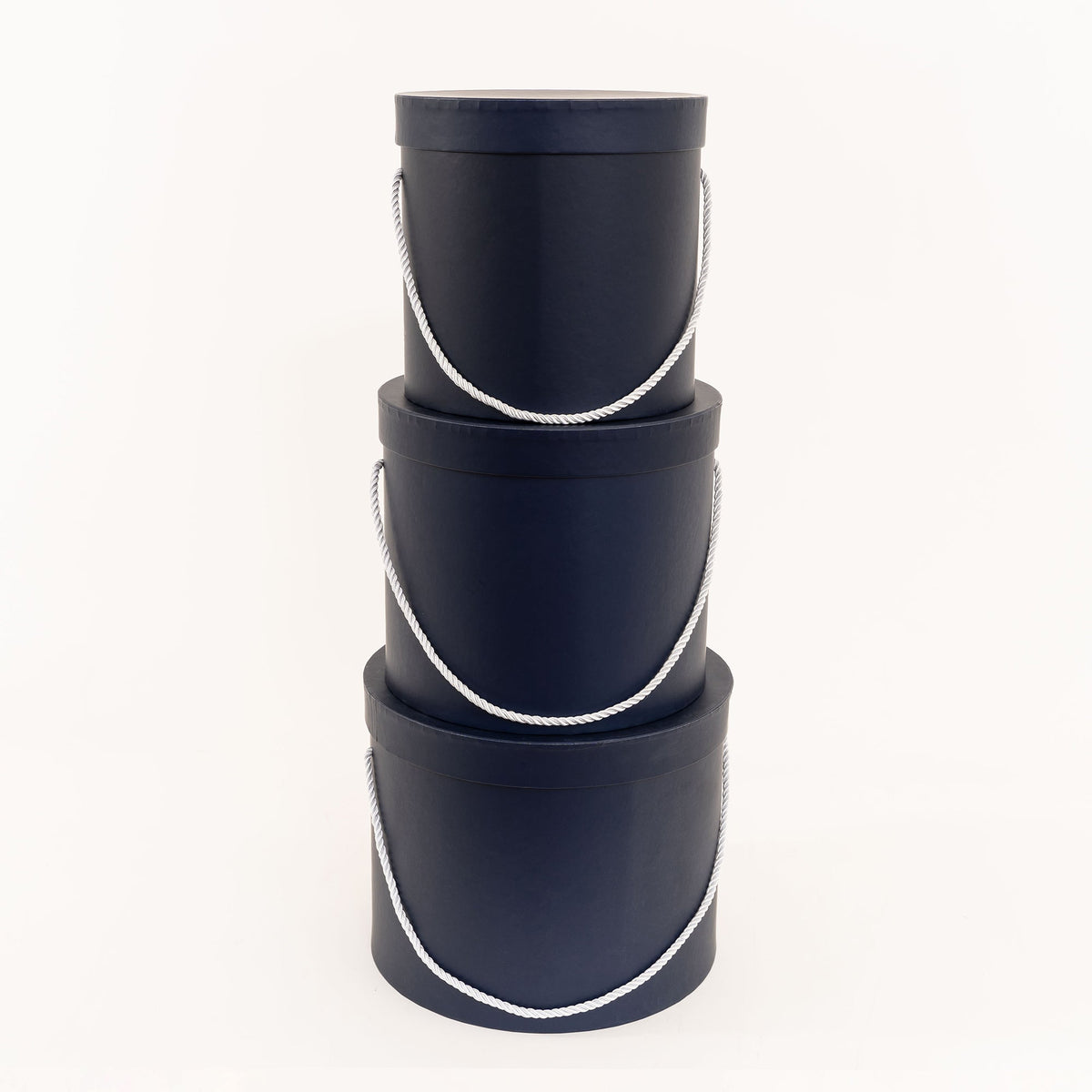 Nested Floral Boxes 3pc/set - Navy